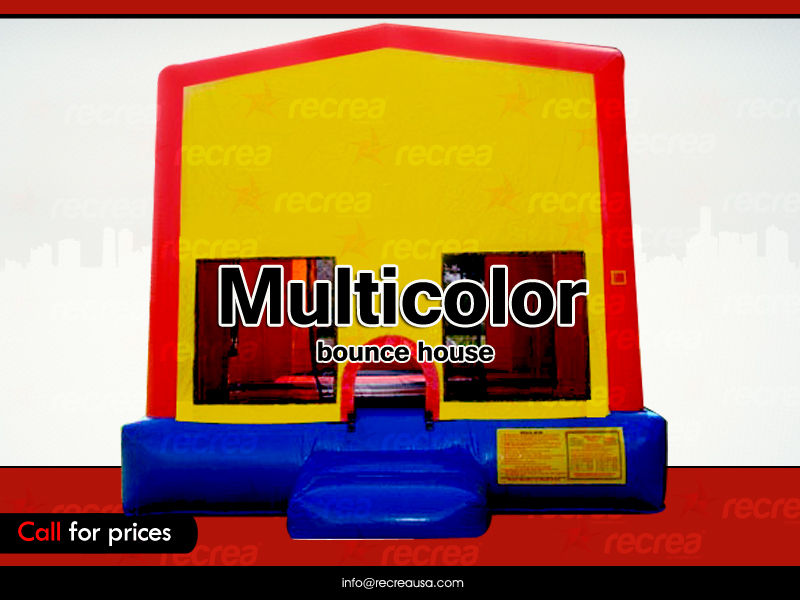 Multicolor Bounce House Inflatable