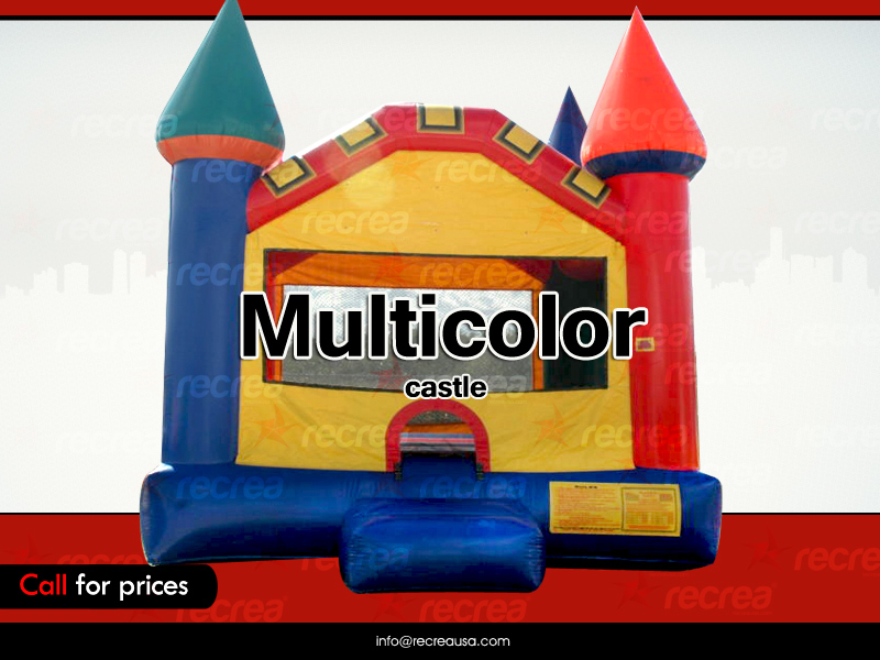 Multicolor Castle Inflatable
