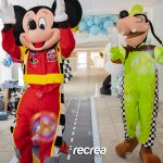 Kids Birthday Party - Mickey & Goofy Racer Characters, Recrea Usa