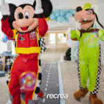 Kids Birthday Party - Mickey & Goofy Racer Characters, Recrea Usa