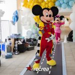 Kids Birthday Party - Mickey & Minnie Racer Characters, Recrea Usa