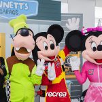 Kids Birthday Party - Goofy, Mickey & Minnie Racer Characters, Recrea Usa