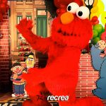 Elmo, Plaza Sésamo Characters, Recrea Usa