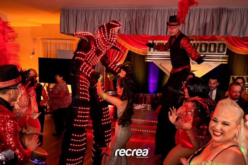 Private Celebration - Vegas Hora Loca Show - LED Robot Performer, Recrea Usa