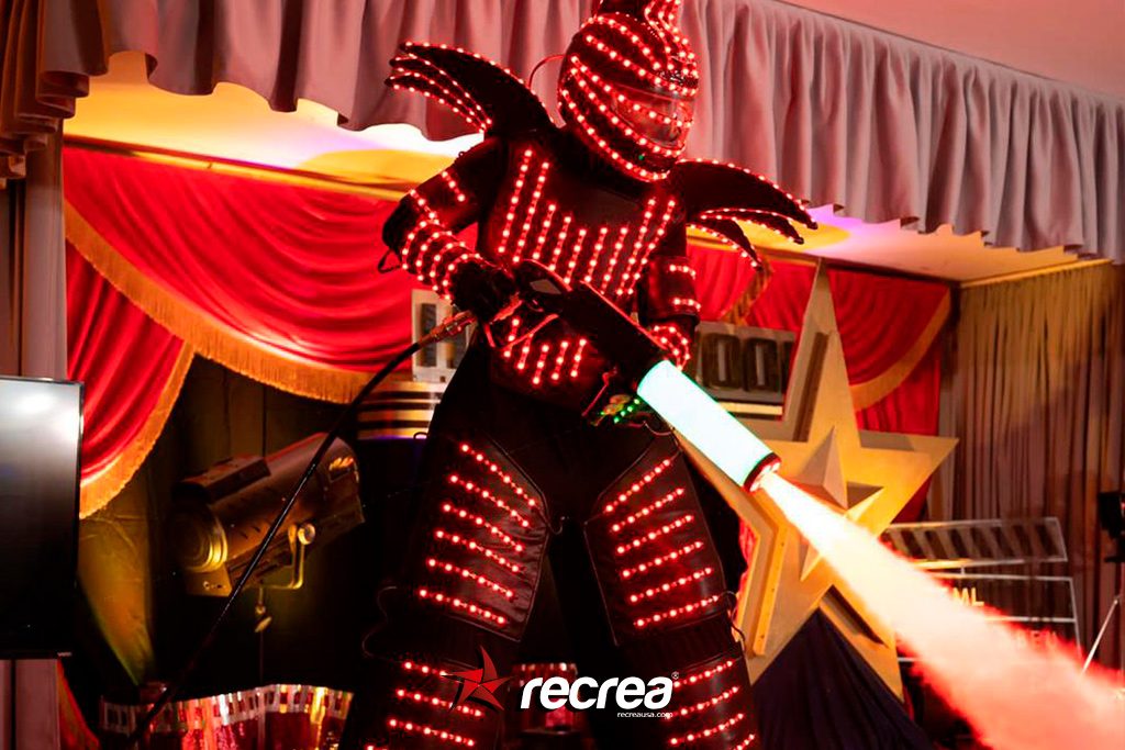 Private Celebration - Vegas Hora Loca Show - LED Robot Performer, Recrea Usa