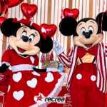 Mickey & Minnie Valentine Characters, Recrea Usa