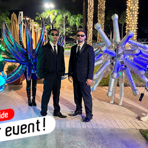 Men in Black & LED Show