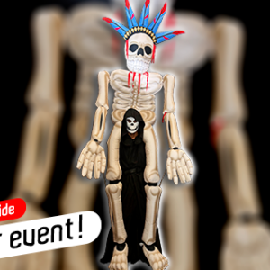 White Skeleton Puppet