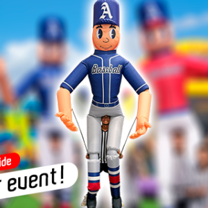 Baseball Blue Puppet